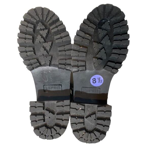 Espirit Flynn Boot Black Fabric Ankle Heeled Size 8.5 - Picture 8 of 10